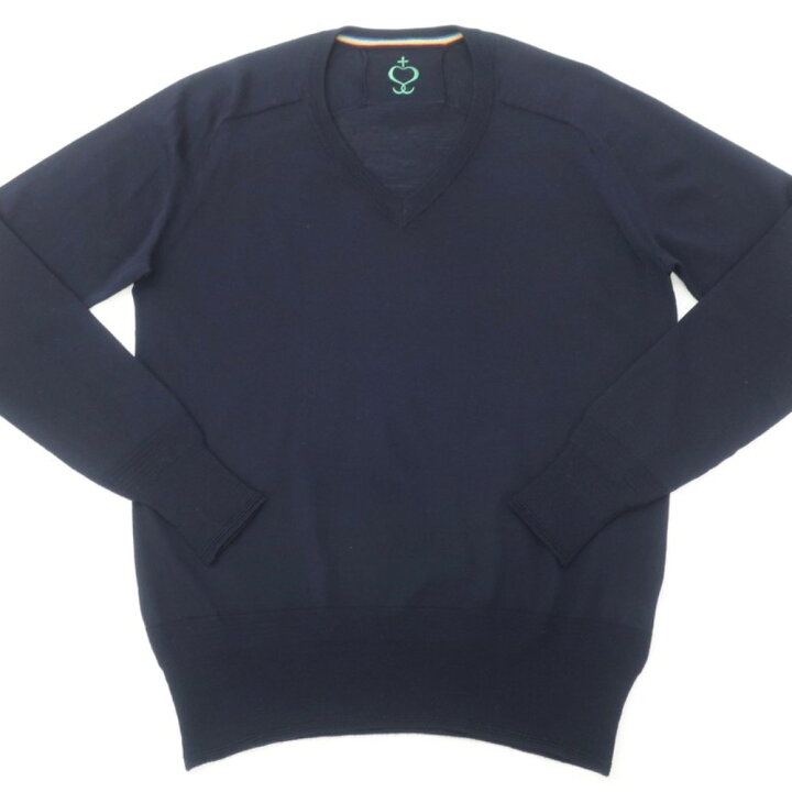 楽天市場】【中古】サイドスロープ SIDE SLOPE ウール Vネックニット 