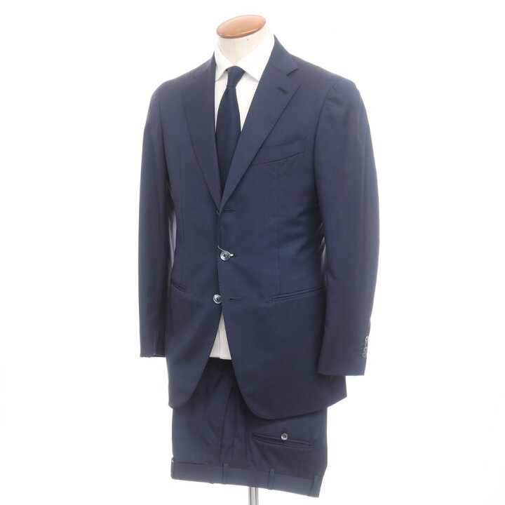 楽天市場】【中古】イザイア ISAIA GREGORY ウール 3B セットアップ 