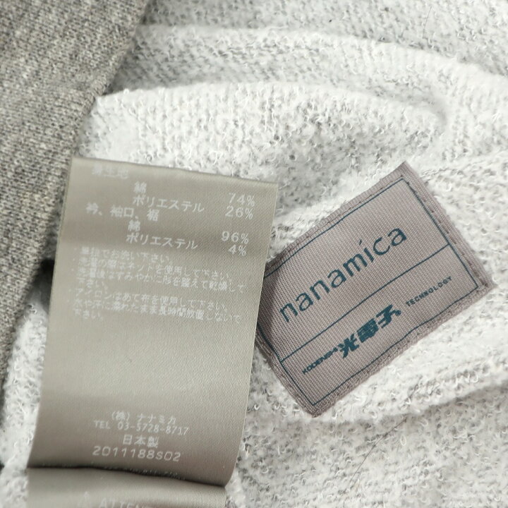 楽天市場】【中古】ナナミカ nanamica 裏起毛 コットン 光電子 クルー 