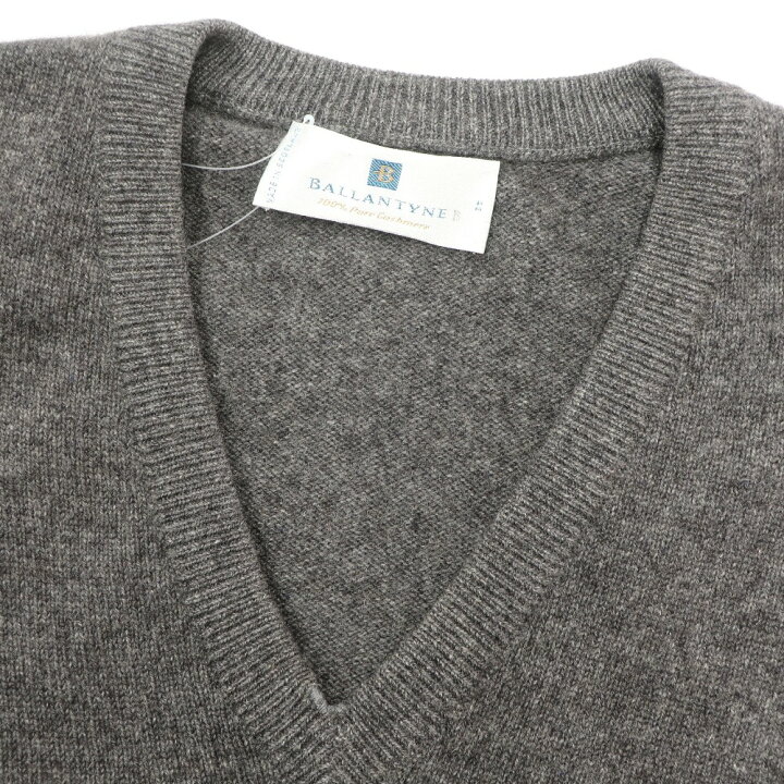 楽天市場】【中古】バランタイン BALLANTYNE カシミヤ Vネックニット 