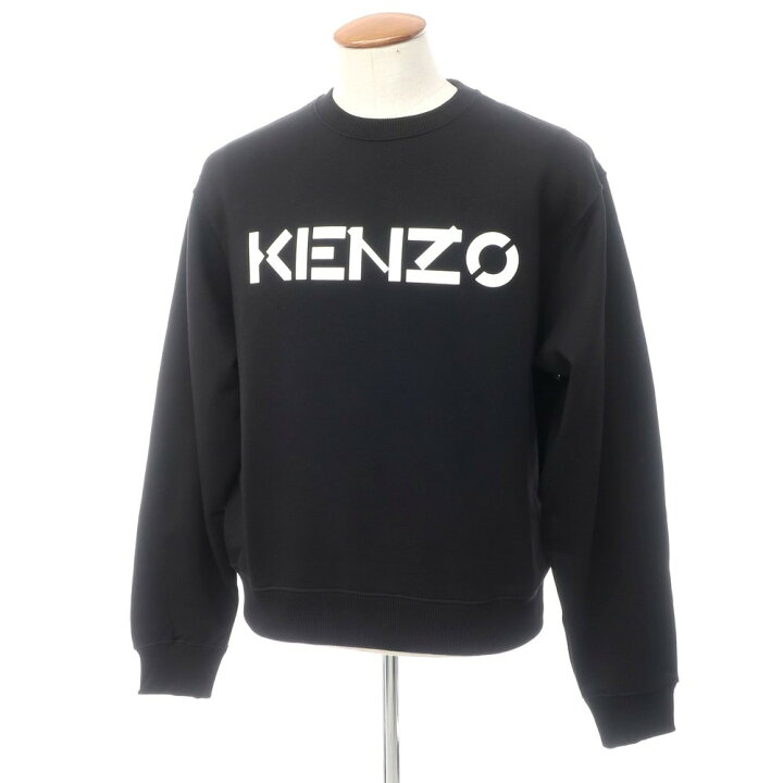楽天市場】【中古】【未使用】ケンゾー KENZO コットン ロゴ クルー 