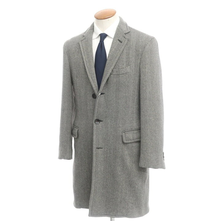 楽天市場】【中古】ボリオリ BOGLIOLI ウールナイロン ヘリンボーン 