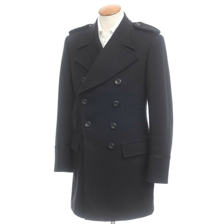 楽天市場】【中古】グッチ GUCCI ウール エポーレット ダブルブレスト 