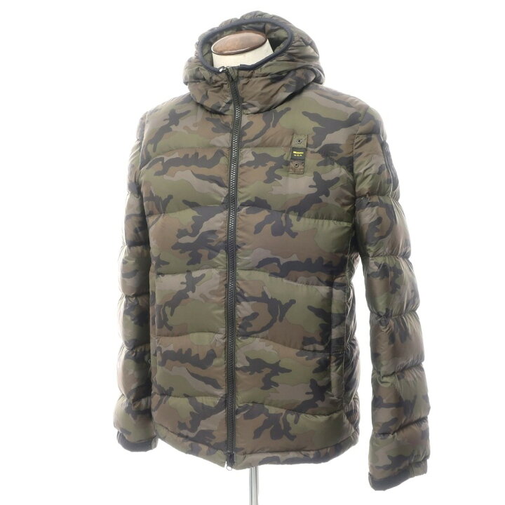 楽天市場】【中古】ブラウアー Blauer ナイロン カモフラ ダウン 
