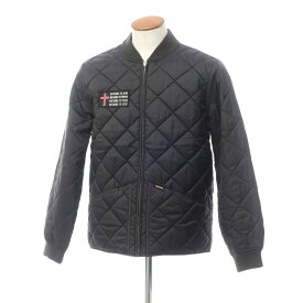 【中古】シュプリーム Supreme Quilted Work Jacket 2014年秋冬 キルティング ワークジャケット ブルゾン ブラック【サイズM】【BLK】【A/W】【状態ランクB】【メンズ】【778972】