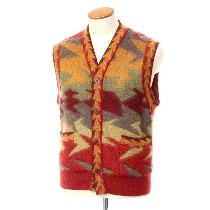 楽天市場】【中古】ミッソーニ Missoni ウール系 総柄 ニットベスト 
