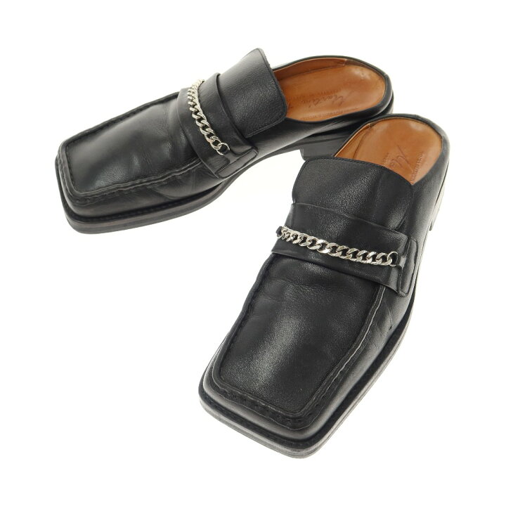 MartinRose スクエアトゥ ローファー ミュール 