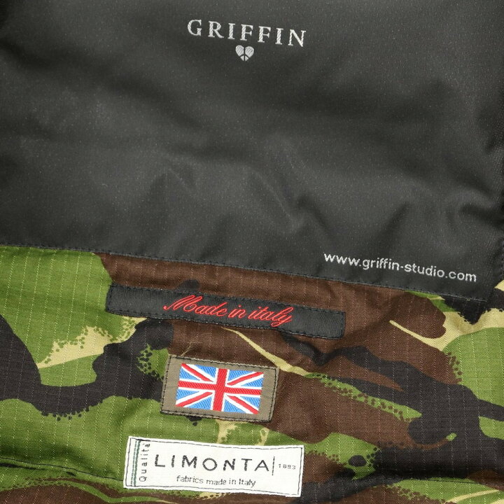 楽天市場】【中古】グリフィン GRIFFIN ナイロン 総柄 ダウン  