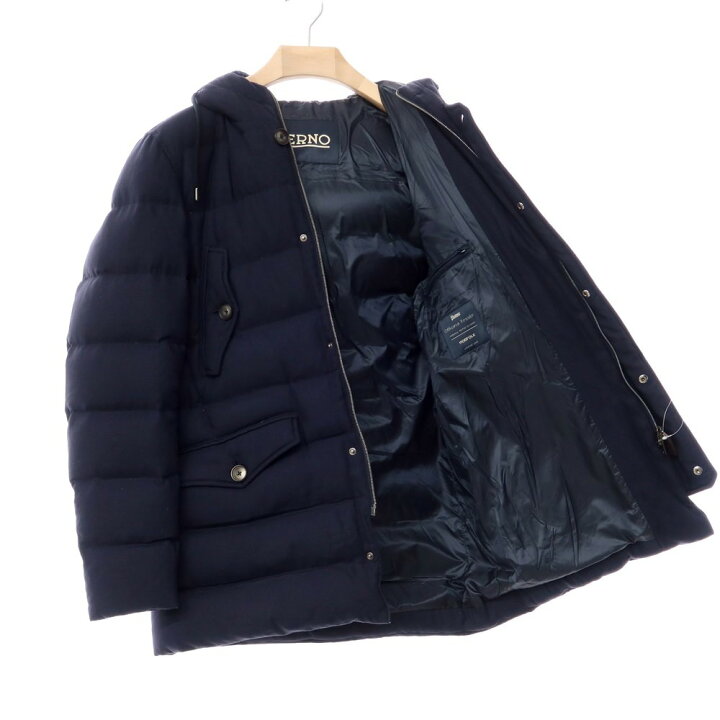 楽天市場】【中古】ヘルノ Herno レーヨンウール ダウンジャケット 