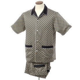 【中古】シュプリーム Supreme 2020年春夏 Satin Pajama Set パジャマ セットアップ ブラックxライトベージュxブラウン【サイズL】【BLK】【S/S】【状態ランクB】【メンズ】【769870】