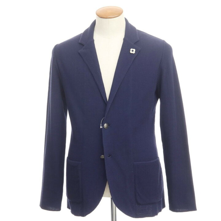 楽天市場】【中古】ラルディーニ LARDINI コットン ニットジャケット  