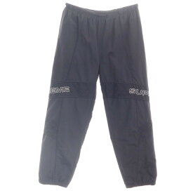 【中古】シュプリーム Supreme 2022年秋冬 Jacquard Panel Track Pant ナイロン トラックパンツ ブラック【サイズXL】【BLK】【S/S】【状態ランクB】【メンズ】【769687】[APD]