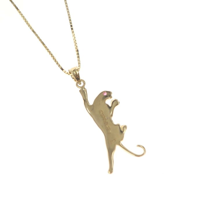 楽天市場】【中古】シュプリーム Supreme Panther Gold Pendant  
