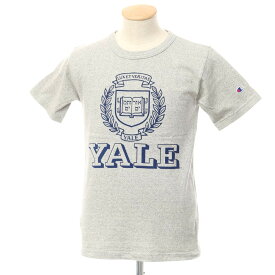 【中古】チャンピオン Champion T1011 ヘビーコットン YALE プリント 半袖Tシャツ グレー【サイズSMALL】【GRY】【S/S】【状態ランクB】【メンズ】【769597】[EPD]