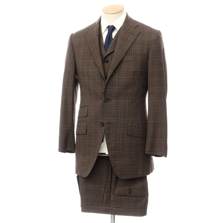 楽天市場】【中古】アザブテーラー azabu tailor ウール チェック 
