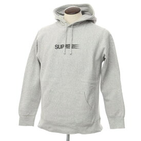 【中古】シュプリーム Supreme 2016年春夏 Motion Logo Hooded Sweatshirt 裏起毛 スウェットパーカー ライトグレー【サイズL】【GRY】【A/W】【状態ランクB】【メンズ】【769489】