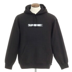 【中古】シュプリーム Supreme 2023年春夏 Motion Logo Hooded Sweatshirt 裏起毛 スウェットパーカー ブラック【サイズL】【BLK】【A/W】【状態ランクB】【メンズ】【769477】[APD]