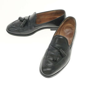 【中古】クロケットアンドジョーンズ CROCKETT&JONES CAVENDISH2 タッセル ローファー ブラック【サイズ6 1/2】【BLK】【S/S/A/W】【状態ランクC】【メンズ】【769396】