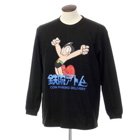 【中古】COIN PARKING DELIVERY × 鉄腕アトム 長袖Tシャツ ブラック【サイズXL】【BLK】【S/S/A/W】【状態ランクA】【メンズ】【769378】[BPD]