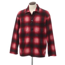 【中古】シュプリーム Supreme 2020年秋冬 Shadow Plaid Fleece Shirt ポリエステル フリース シャツ レッドxピンク【サイズL】【RED】【A/W】【状態ランクB】【メンズ】【769378】