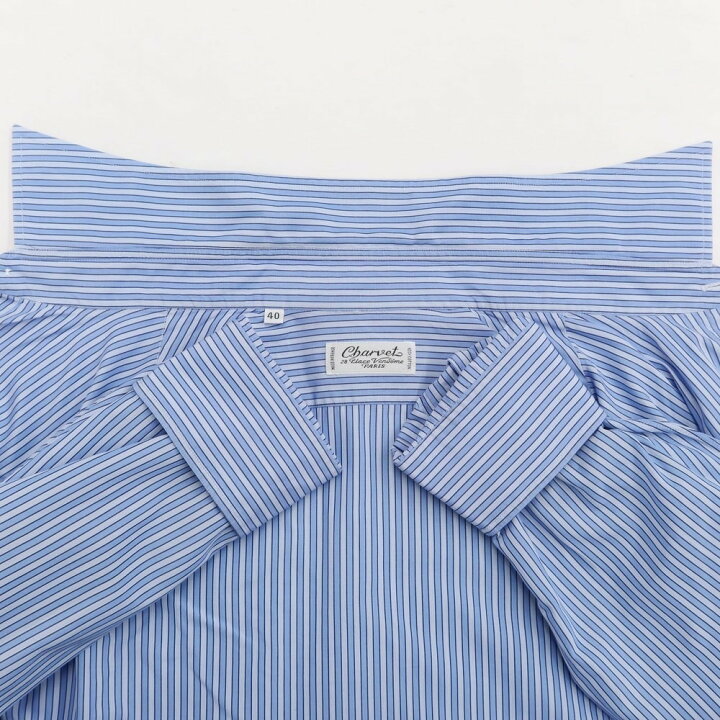 楽天市場】【中古】シャルベ CHARVET コットン ストライプ レギュラー 