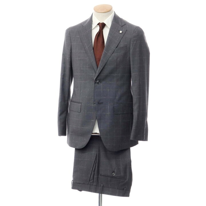LUIGI BIANCHI MANTOVA チェック スーツ サイズ52（楽天市場】【新品 