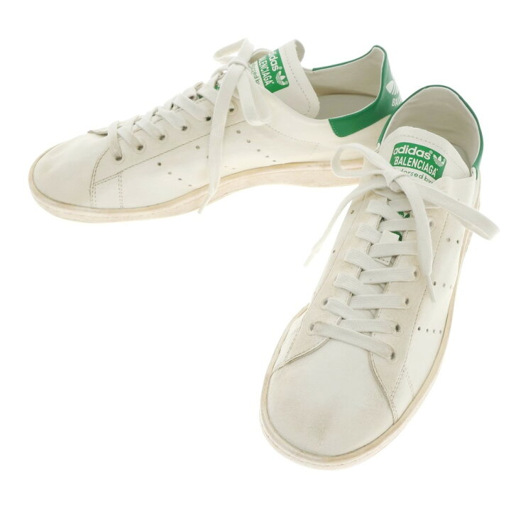 楽天市場】【中古】バレンシアガ BALENCIAGA × ADIDAS STAN SMITH WORN  