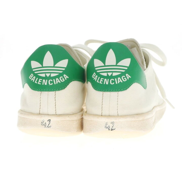 楽天市場】【中古】バレンシアガ BALENCIAGA × ADIDAS STAN SMITH WORN 