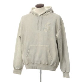 【中古】シュプリーム Supreme 2023年春夏 Overdyed S Logo Hooded Sweatshirt オーバーダイ スウェットパーカー グレージュ系【サイズL】【GRY】【A/W】【状態ランクB】【メンズ】【769178】[EPD]