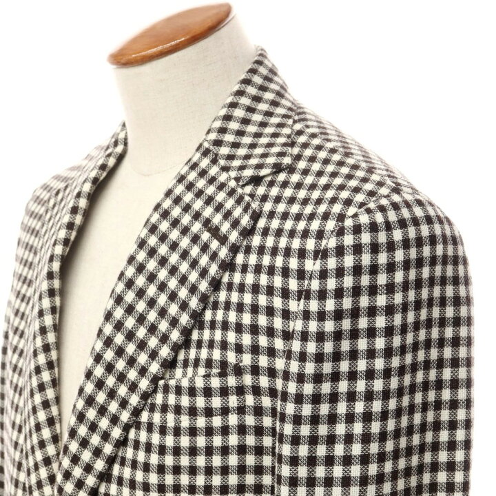 楽天市場】【中古】デペトリロ DE PETRILLO ウールコットン チェック 