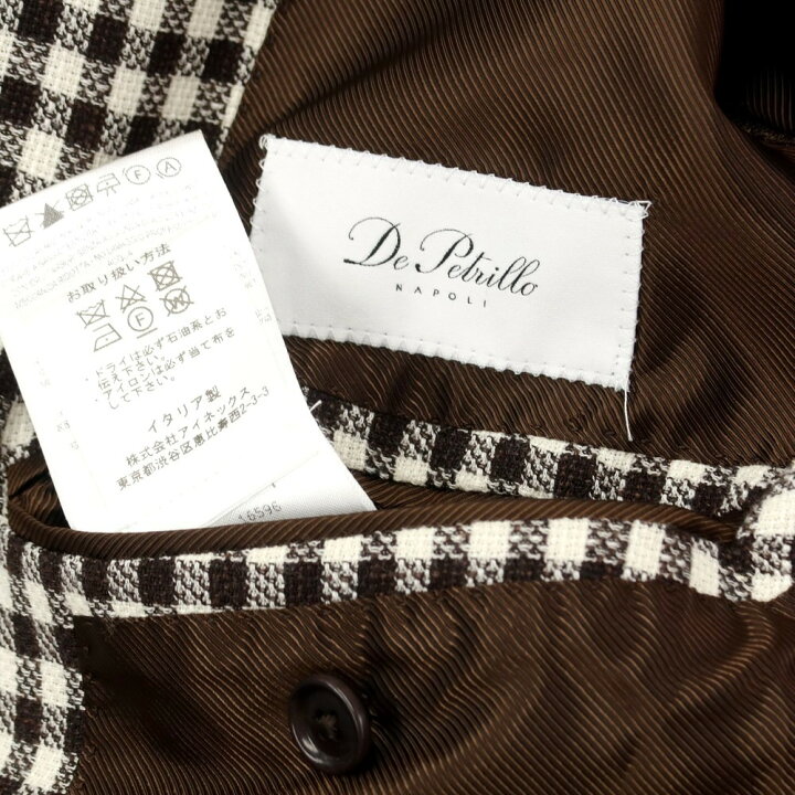 楽天市場】【中古】デペトリロ DE PETRILLO ウールコットン チェック  