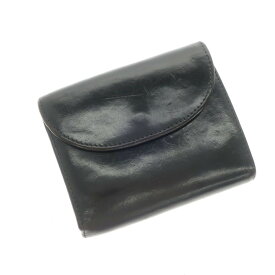 【中古】ホワイトハウスコックス Whitehouse Cox ブライドルレザー 三つ折り財布 ブラック【BLK】【S/S/A/W】【状態ランクC】【メンズ】【769074】[BPD]