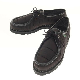 【中古】【未使用】パラブーツ Paraboot MICHAEL DOUDOUNE リップストップナイロン チロリアンシューズ ブラック【サイズ42】【BLK】【S/S/A/W】【状態ランクS】【メンズ】【769069】