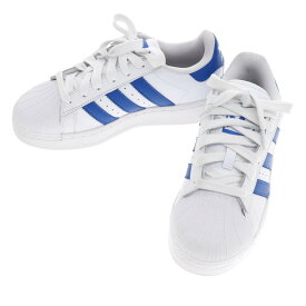 【中古】アディダス adidas 2023年春夏 SUPERSTAR XLG スーパースター スニーカー ホワイトxブルー【サイズ24cm】【WHT】【S/S/A/W】【状態ランクA】【レディース】【768989】[EPD]