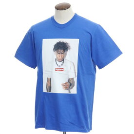 【中古】シュプリーム Supreme 2023年秋冬 NBA Youngboy Tee プリント クルーネック 半袖Tシャツ ブルー【サイズL】【BLU】【S/S】【状態ランクB】【メンズ】【768986】[EPD]