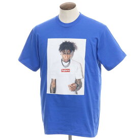 【中古】シュプリーム Supreme 2023年秋冬 NBA Youngboy Tee クルーネック 半袖Tシャツ ブルー【サイズL】【BLU】【S/S】【状態ランクA】【メンズ】【768980】[EPD]