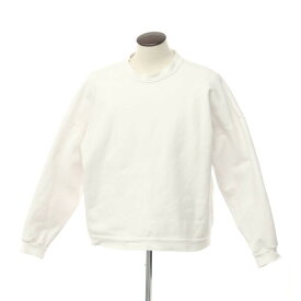 【中古】イズネス is-ness コットン クルーネック スウェット ホワイト【サイズL（48）】【WHT】【S/S/A/W】【状態ランクC】【メンズ】【768977】