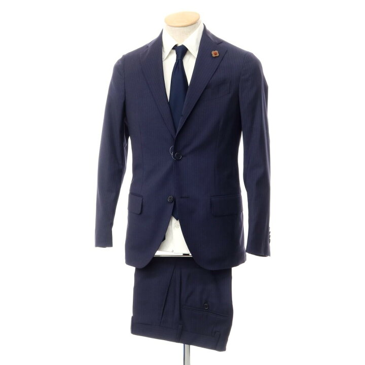 楽天市場】【中古】ラルディーニ LARDINI ウール ストライプ 3B 