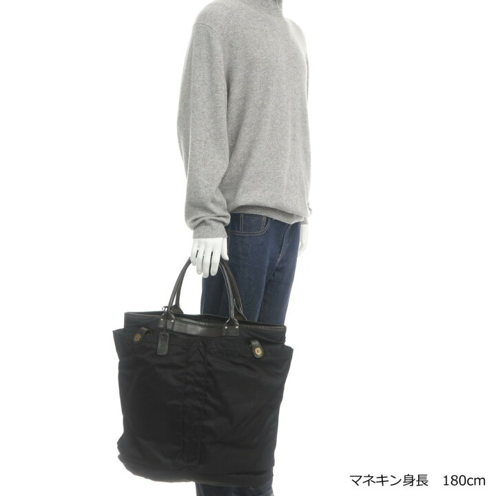 楽天市場】【中古】フェリージ Felisi 9237 ナイロン レザー トート 