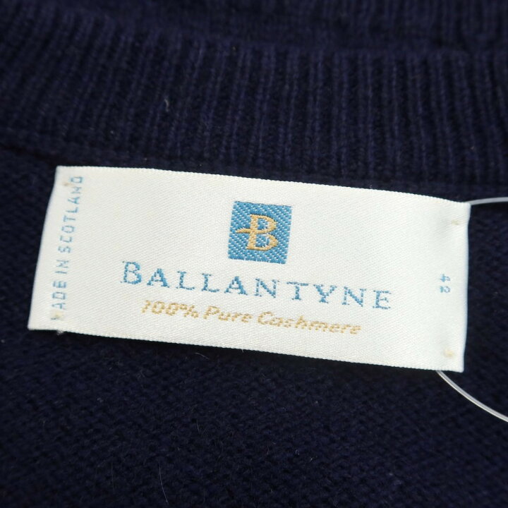 楽天市場】【中古】バランタイン BALLANTYNE カシミヤ Vネック プル 