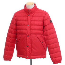 【中古】【未使用】ウールリッチ WOOLRICH ナイロン ダウンジャケット ブルゾン レッド【サイズS】【RED】【A/W】【状態ランクS】【メンズ】【768891】[DPD]