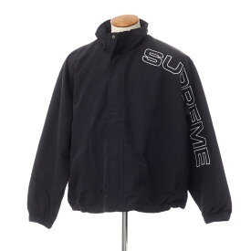 【中古】【未使用】シュプリーム Supreme 2023年秋冬 Spellout Embroidered Track Jacket ナイロン トラックジャケット ブルゾン ブラック【サイズM】【BLK】【S/S】【状態ランクS】【メンズ】【768874】