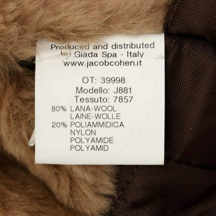 楽天市場】【中古】ヤコブコーエン JACOB COHEN ウールナイロン 