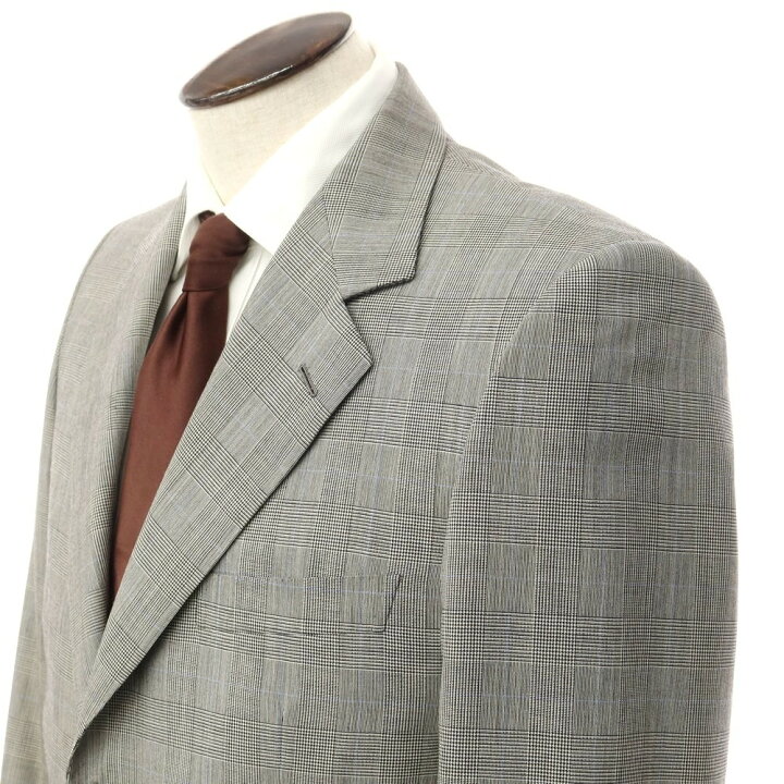 楽天市場】【中古】ブリオーニ Brioni ウール グレンチェック 3つ 