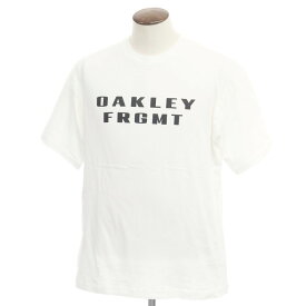 【中古】フラグメントデザイン FRAGMENT DESIGN × OAKLEY コットン 半袖 クルーネック Tシャツ ホワイト【サイズXL】【WHT】【S/S】【状態ランクB】【メンズ】【768869】[BPD]