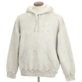 【中古】シュプリーム Supreme 2022年春夏　Overdyed S Logo Hooded Sweatshirt コットンポリ プルオーバー パーカー ライトグレー【サイズL】【GRY】【A/W】【状態ランクB】【メンズ】【768869】