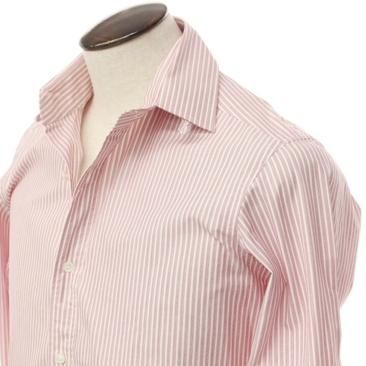 楽天市場】【中古】シャルベ CHARVET コットン タブカラー ドレス 
