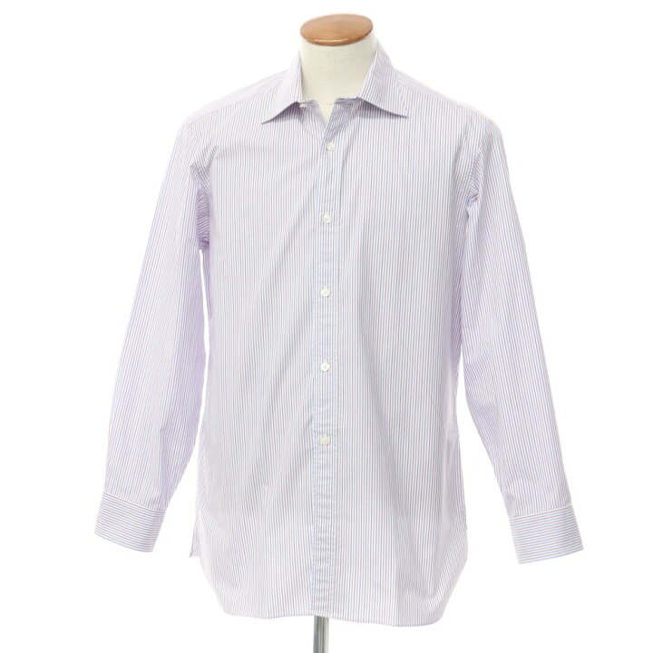 楽天市場】【中古】シャルベ CHARVET コットン ストライプ ワイド 