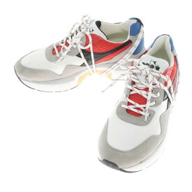 【中古】ディアドラ ヘリテージ Diadora HERITAGE N9000 TXS スニーカー グレーxホワイトxレッド【サイズ27cm】【GRY】【S/S/A/W】【状態ランクA】【メンズ】【759790】