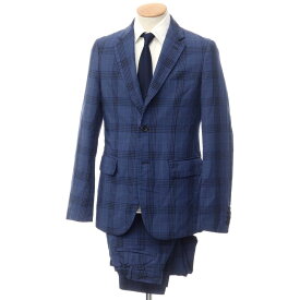 【SALE/20倍】【中古】コムデギャルソン オムドゥ COMME des GARCONS HOMME DEUX 2023年春夏 ポリエステル セットアップ 3つボタンスーツ ブルーxブラック【サイズS/XS】【BLU】【S/S/A/W】【状態ランクC】【メンズ】【759787】[APD]